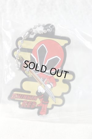 Photo1: Samurai Sentai Shinkenger / Rubber Key Chain Shinken Red (1)