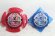 Photo4: Shuriken Sentai NinNinger / Clear Blade Nin Shuriken Aka Ninger Shuriken & Ao Ninger Shuriken Set (4)