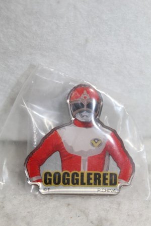 Photo1: Dai Sentai Goggle V / Super Sentai Pins Collection vol.1 Goggle Red (1)