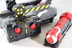 Photo1: Ressha Sentai ToQger / ToQ Changer & Red Ressha Used (1)