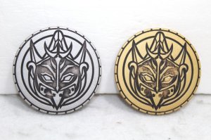 Photo6: Doubtsu Sentai Zyuohger / Ginis's Toy Continue Medal & Meba Medal Set Used (6)